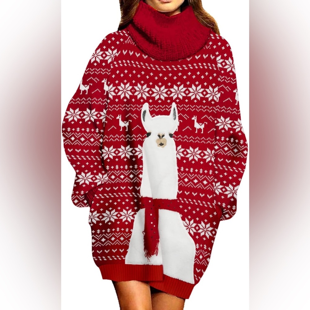 Ugly Christmas sweater dress small